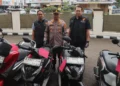 Polisi Ringkus Lima Terduga Pelaku Curanmor di Kelapa Dua Tangerang, Sita Senpi Rakitan