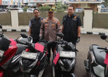 Polisi Ringkus Lima Terduga Pelaku Curanmor di Kelapa Dua Tangerang, Sita Senpi Rakitan