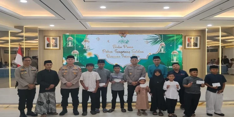 Polres Tangsel Perkuat Sinergi dengan Media Lewat Buka Puasa dan Santunan Yatim