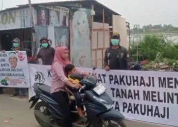 Warga Pakuhaji Tangerang Tolak Aktifitas Truk Pengangkut Tanah