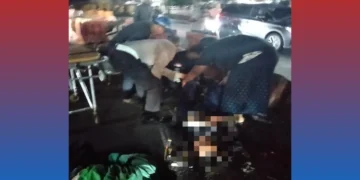Tabrakan di Putaran Depan Polsek Ciputat Timur,Ayah Tewas, Anak Luka Serius, Sopir Kendaraan Roda Empat Kabur