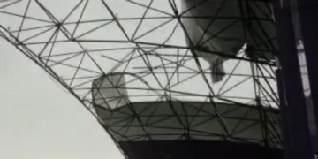 Angin Puting Beliung Terjang Tangerang, Stadion Indomilk Arena Porak Poranda