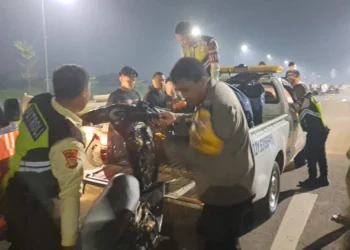 Polsek Pagedangan Amankan Dua Remaja Konvoi Balap Liar Sambil Nyalakan Petasan di BSD