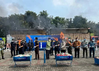 Bea Cukai Banten Musnahkan 26 Juta Batang Rokok Ilegal Nilai Capai Rp34,81 Miliar