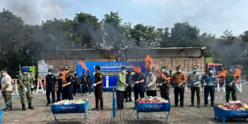 Bea Cukai Banten Musnahkan 26 Juta Batang Rokok Ilegal Nilai Capai Rp34,81 Miliar