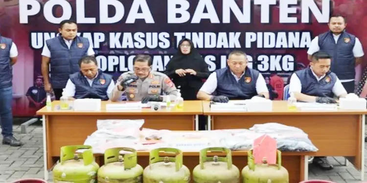Polda Banten Ungkap Gudang Oplosan LPG 3 Kg di Kabupaten Lebak