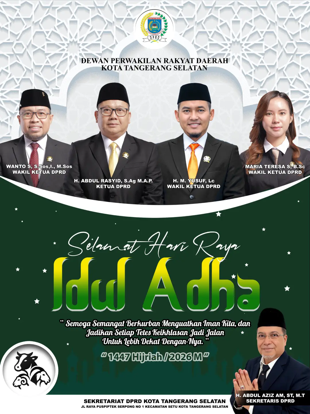 dprd tangsel - idul adha