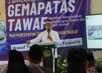 Bupati Tangerang Resmikan Program Pengamanan Batas Tanah Wakaf
