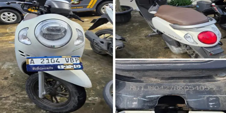 Polsek Teluknaga Tangkap Dua Pelaku Curanmor di Kosambi, Motor Korban Berhasil Kembali