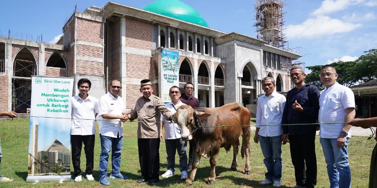 YMSML Salurkan 482 Hewan Kurban ke Berbagai Wilayah Pengembangan Sinar Mas Land