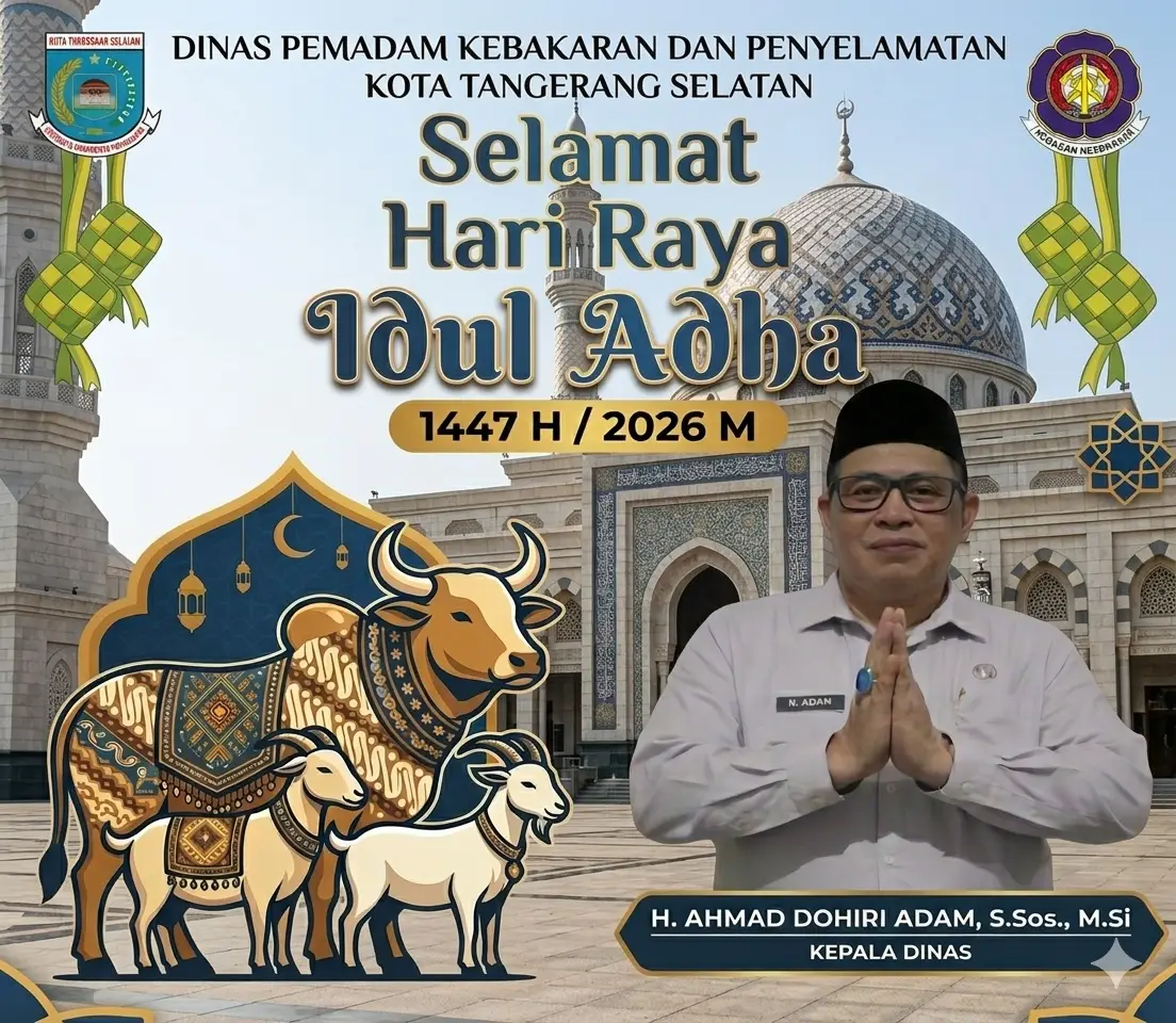 dinas damkar tangsel - idul adha