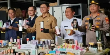 BPOM Gerebek Pabrik Kosmetik di Tangerang, Sita 1,8 Juta Kosmetik Ilegal, Nilai Ekonomi Capai Rp27,6 Miliar