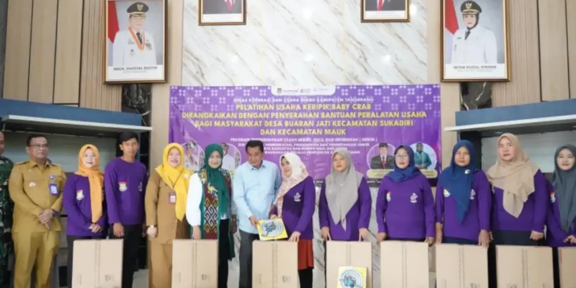 Pelatihan Usaha Keripik Baby Crab Dorong Kemandirian Pelaku UMKM di Kabupaten Tangerang