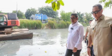 Pengerukan Sungai Cibanten Dipercepat, Andra Soni Fokus Kendalikan Banjir Kota Serang