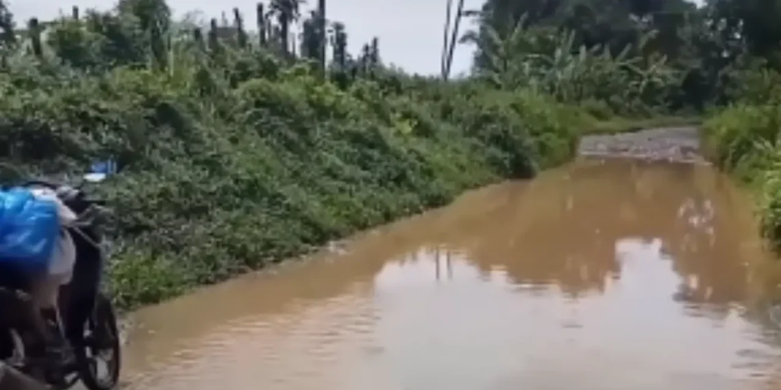 Petisi Darah Warga Cijaralang Pandeglang Tuntut Perbaikan Jalan Rusak Puluhan Tahun