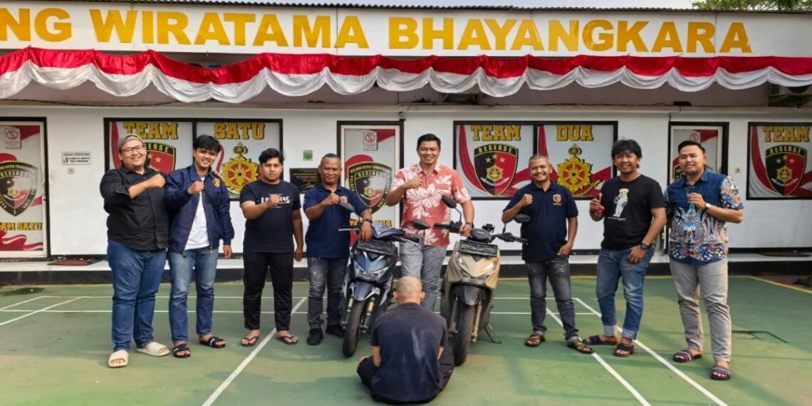 Polsek Cikupa Ringkus DPO Curanmor Jelang Hari Bhayangkara ke-80, Motor Korban Kembali ke Pemilik