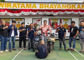 Polsek Cikupa Ringkus DPO Curanmor Jelang Hari Bhayangkara ke-80, Motor Korban Kembali ke Pemilik