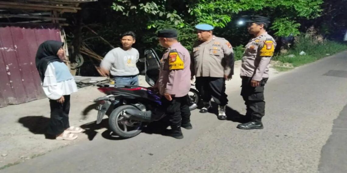 Patroli Cipkon Polsek Legok Sasar Titik Rawan, Polisi Perketat Razia Malam