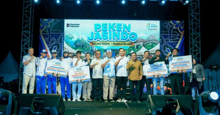 PEKEN Jasindo Perkuat Ekonomi Banten melalui pemberdayaan sekitar 3.000 warga di Kabupaten Pandeglang, Sabtu (25/7/2026).
