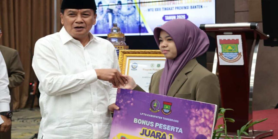 Bupati Maesyal Rasyid Syukuri Prestasi Gemilang Kafilah Kabupaten Tangerang Cetak Quintrick Juara Umum MTQ