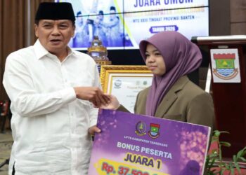 Bupati Maesyal Rasyid Syukuri Prestasi Gemilang Kafilah Kabupaten Tangerang Cetak Quintrick Juara Umum MTQ