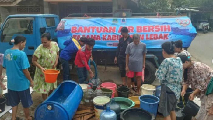 Sekretaris BPBD Lebak, Feby Rizki Pratama, menyebut kondisi kekeringan terus meluas.