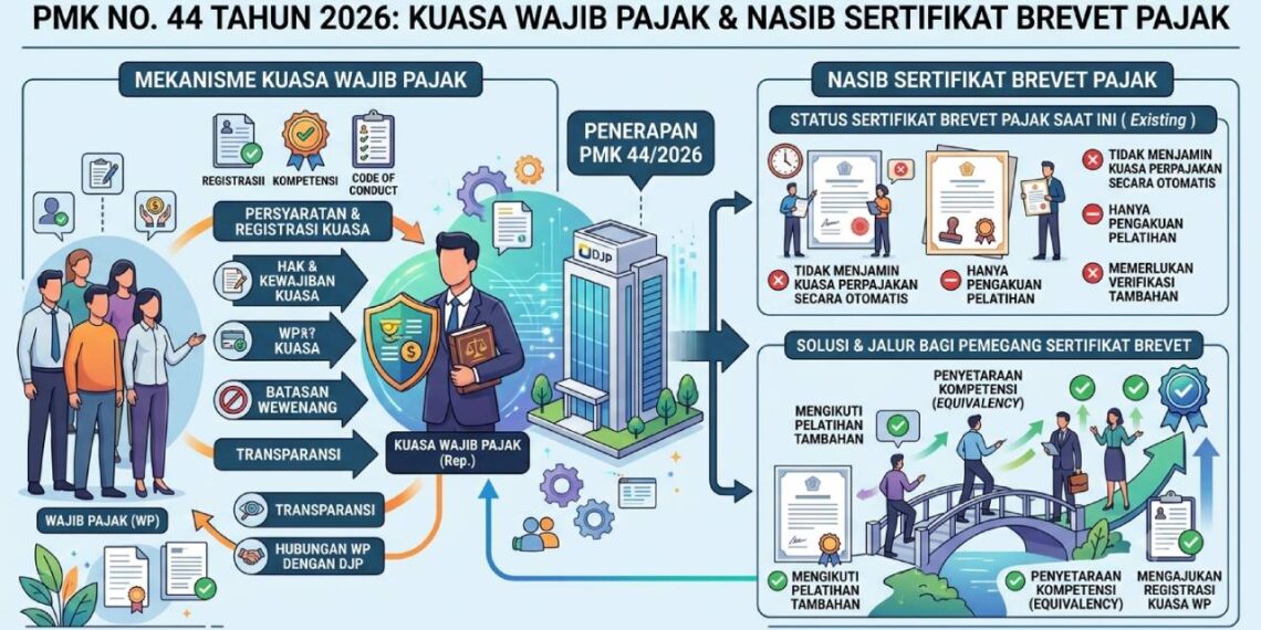 PMK 44 Tahun 2026 dan Masa Depan Brevet Pajak