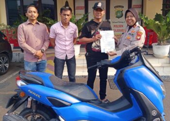 Penggelapan Motor Modus Gadai di Ciledug Terbongkar, Polisi Kembalikan Yamaha NMAX Milik Korban