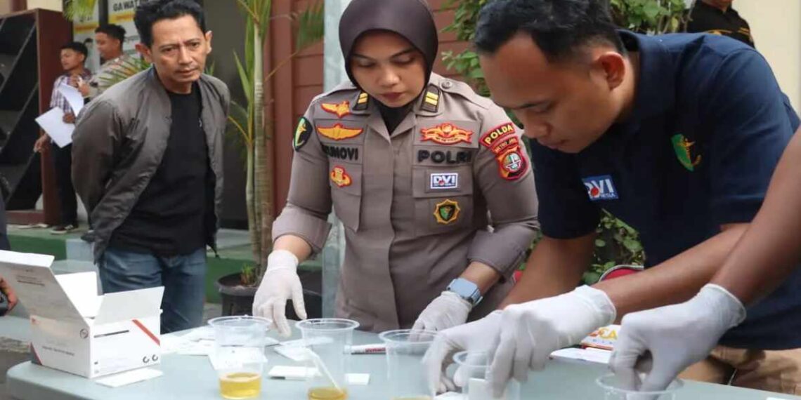 Tes Urine Personel Polres Tangsel Seluruhnya Negatif Narkoba