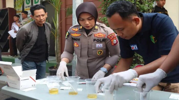 Tes Urine Personel Polres Tangsel Seluruhnya Negatif Narkoba