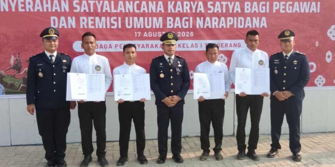 1.148 Napi Lapas Pemuda Tangerang Terima Remisi HUT RI 2026