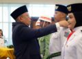 Paskibraka Tangsel Dikukuhkan, Siap Kibarkan Merah Putih HUT ke-81 RI