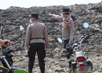 Antisipasi Kebakaran, Patroli TPA Jatiwaringin Libatkan Polisi, TNI, dan Damkar