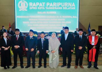 Dewan Perwakilan Rakyat Daerah (DPRD) Kota Tangerang Selatan menggelar Rapat Paripurna , Rabu (26/8/2026).