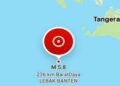 Gempa Bumi Tektonik 5,8 Magnitudo Guncang Lebak-Pandeglang