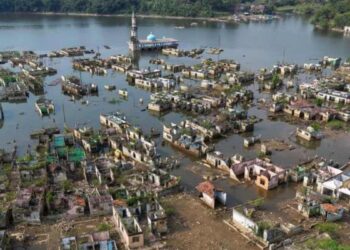 Kemarau Panjang dan Fenomena Munculnya Perkampungan Tenggelam di Bendungan Karian Lebak