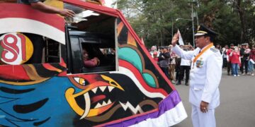 Pawai Karnaval HUT RI Kabupaten Tangerang Meriah, Bupati Maesyal Soroti Perjuangan Pahlawan