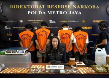 Polda Metro Jaya Bongkar Jaringan Tembakau Sintetis, Empat Tersangka Ditangkap