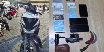 Polisi Tangkap Pelaku Curanmor Bawa Celurit Saat Beraksi di Kota Tangerang