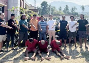 Polres Pandeglang Ringkus Tiga Pelaku Curanmor