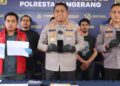 Polresta Tangerang Tangkap Tiga Matel Peras Santri di Cikupa