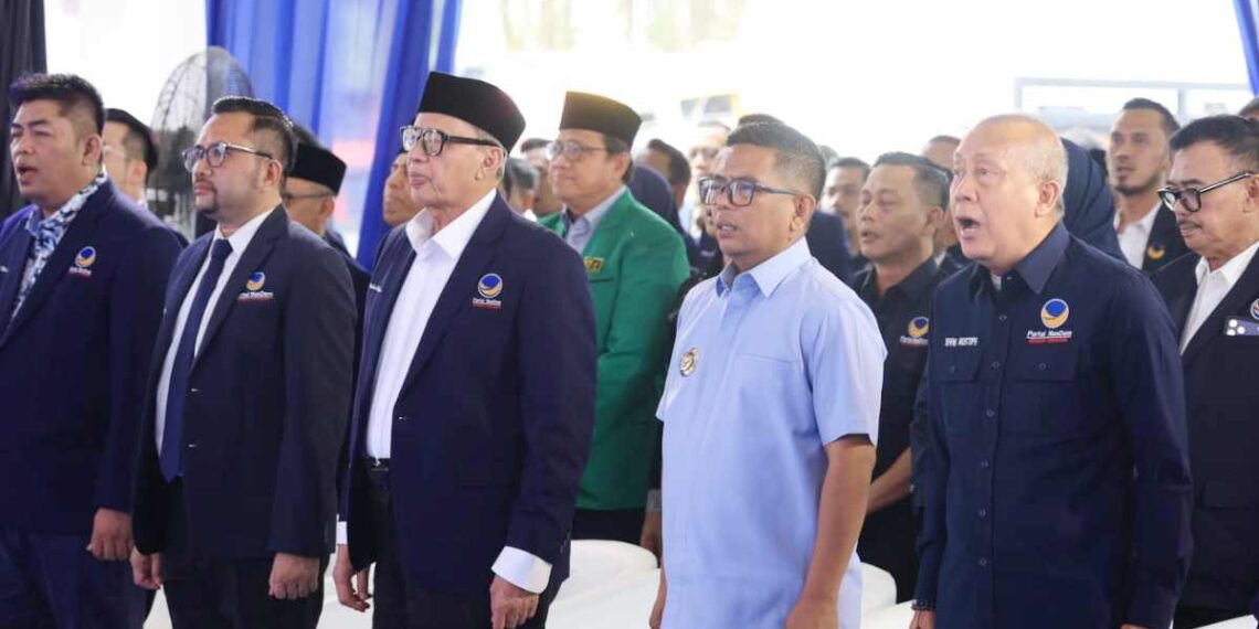 Mantan Gubernur Banten Wahidin Halim pimpin DPW NasDem Banten secara resmi untuk periode 2026-2031. Prosesi pelantikan pengurus tingkat wilayah