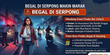 Kawanan Begal Bersenjata Sabet Ibu Pakai Clurit di Serpong Usai Antar Anak