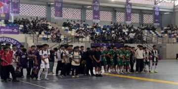 Dinas Pemuda dan Olahraga (Dispora) Kota Tangerang menyambut pelaksanaan AXIS Nation Cup yang mempertemukan tim futsal tingkat SMA dari wilayah Tangerang Raya, Jumat (18/9/2026).