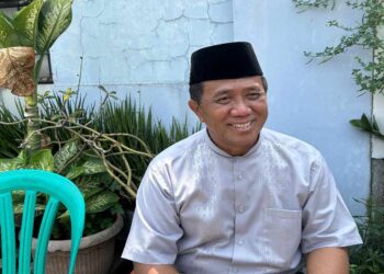 BAZNAS Tangsel memberikan santunan kepada keluarga jurnalis Donal Husni, Jumat (25/9/2026).