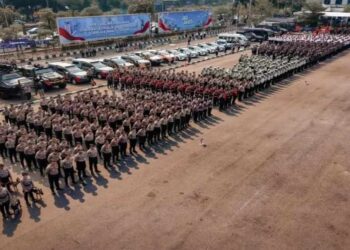 Polri mengerahkan 3.852 personel untuk mengamankan dua pertandingan FIFA ASEAN Cup 2026 di Stadion Utama Gelora Bung Karno (SUGBK), Jakarta Pusat, Jumat (25/9/2026).