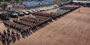 Polri mengerahkan 3.852 personel untuk mengamankan dua pertandingan FIFA ASEAN Cup 2026 di Stadion Utama Gelora Bung Karno (SUGBK), Jakarta Pusat, Jumat (25/9/2026).