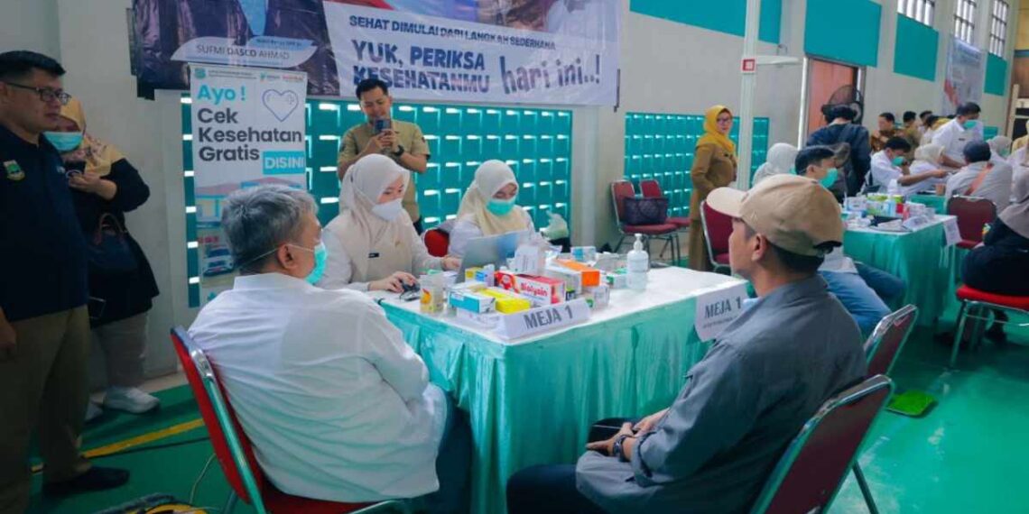 Program CKG Tangsel terus Pemkot Tangerang Selatan evaluasi untuk memperkuat layanan pemeriksaan kesehatan masyarakat.