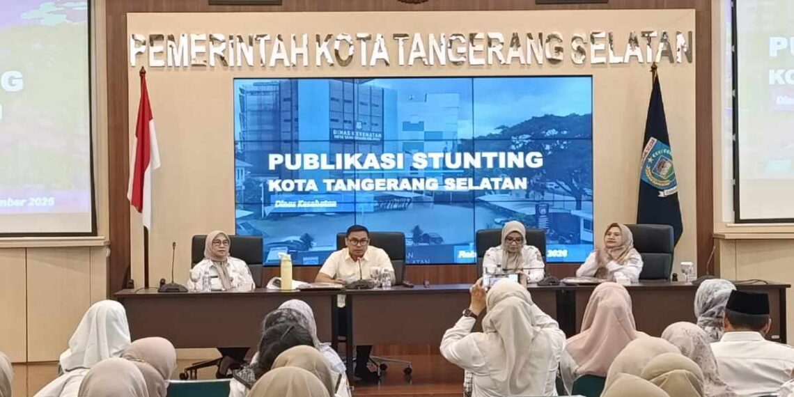 Kasus stunting di Tangerang Selatan (Tangsel) mencapai 879 anak berdasarkan hasil pengukuran pada Agustus 2026.