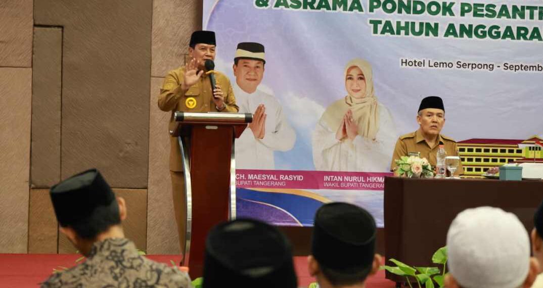 Tiga Tahun Tuntaskan 1.100 Pesantren, Pemkab Tangerang Percepat Aspontren dan Sanitren